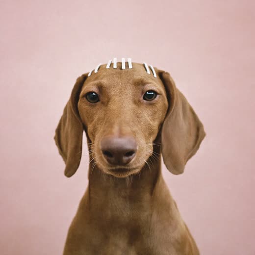 Clippers trimming a cockapoo's coat